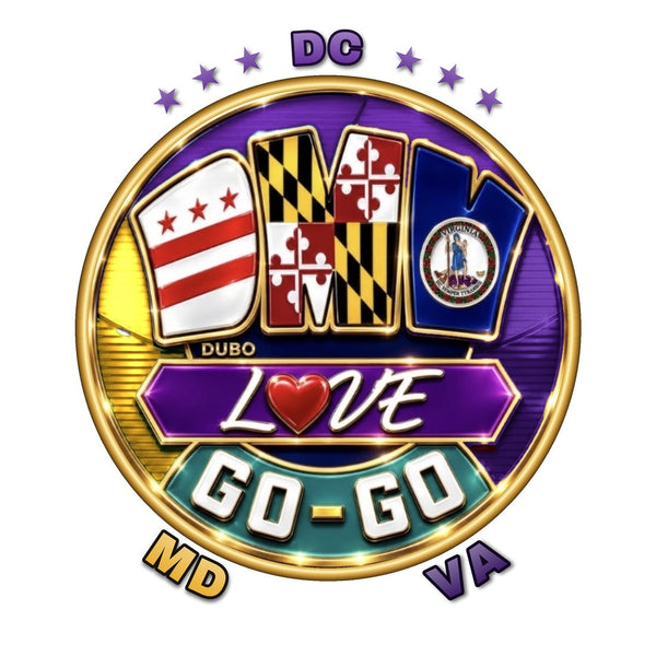Virginia Love Go-Go Hoodie, DC MD VA logo, Purple