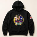 DMV Love Go-Go Hoodie, Black, Black and Gold logo