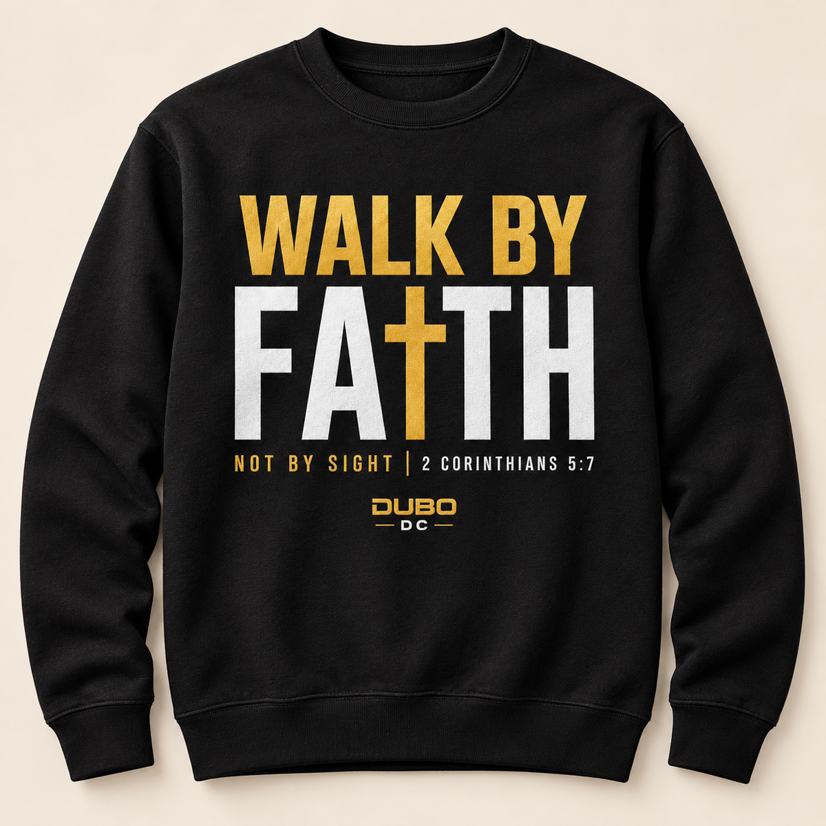 Faith Collection Crewneck — artwork shown on the product